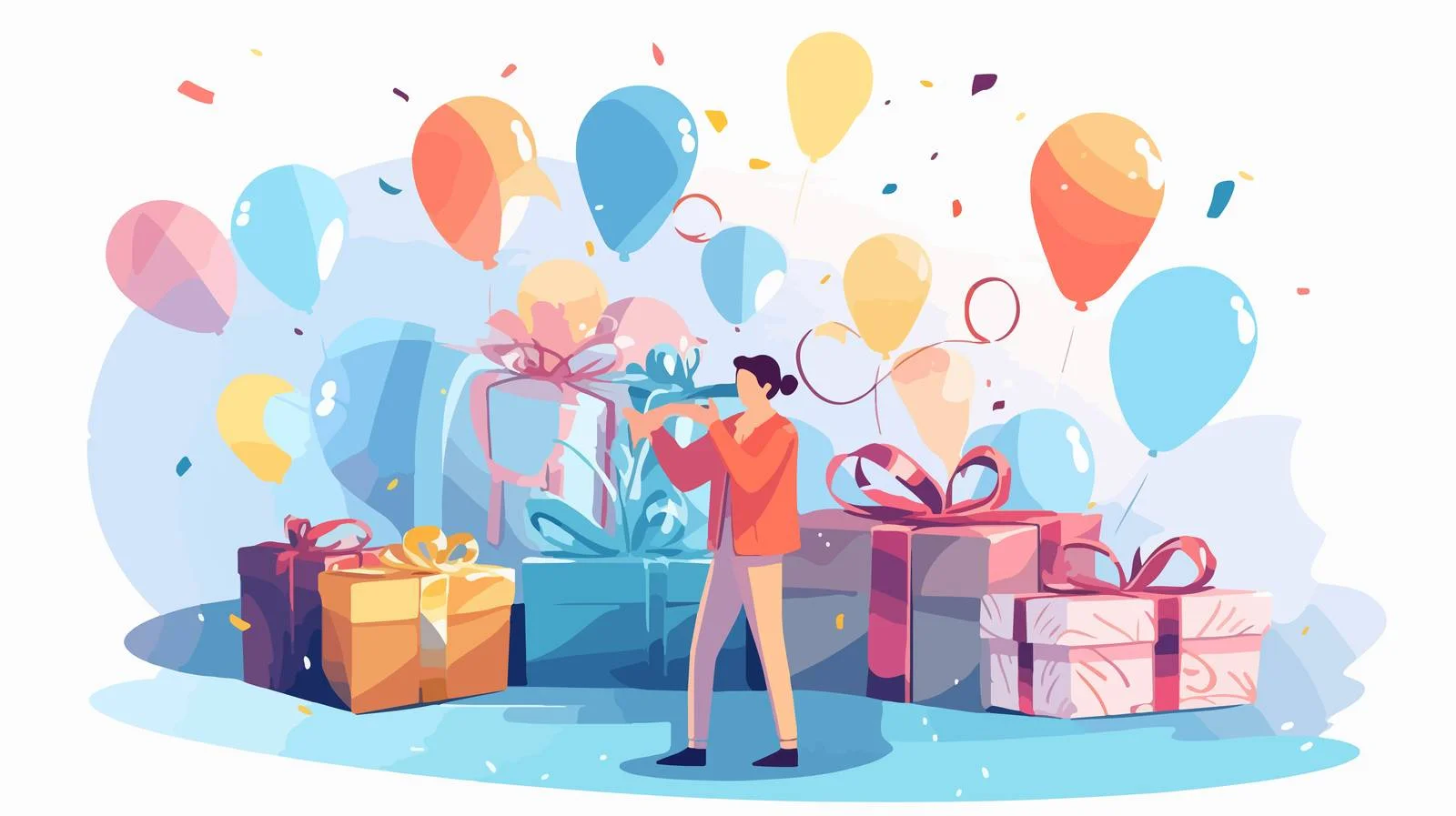 Joyful Birthday Celebration Image — free download from Dotvec