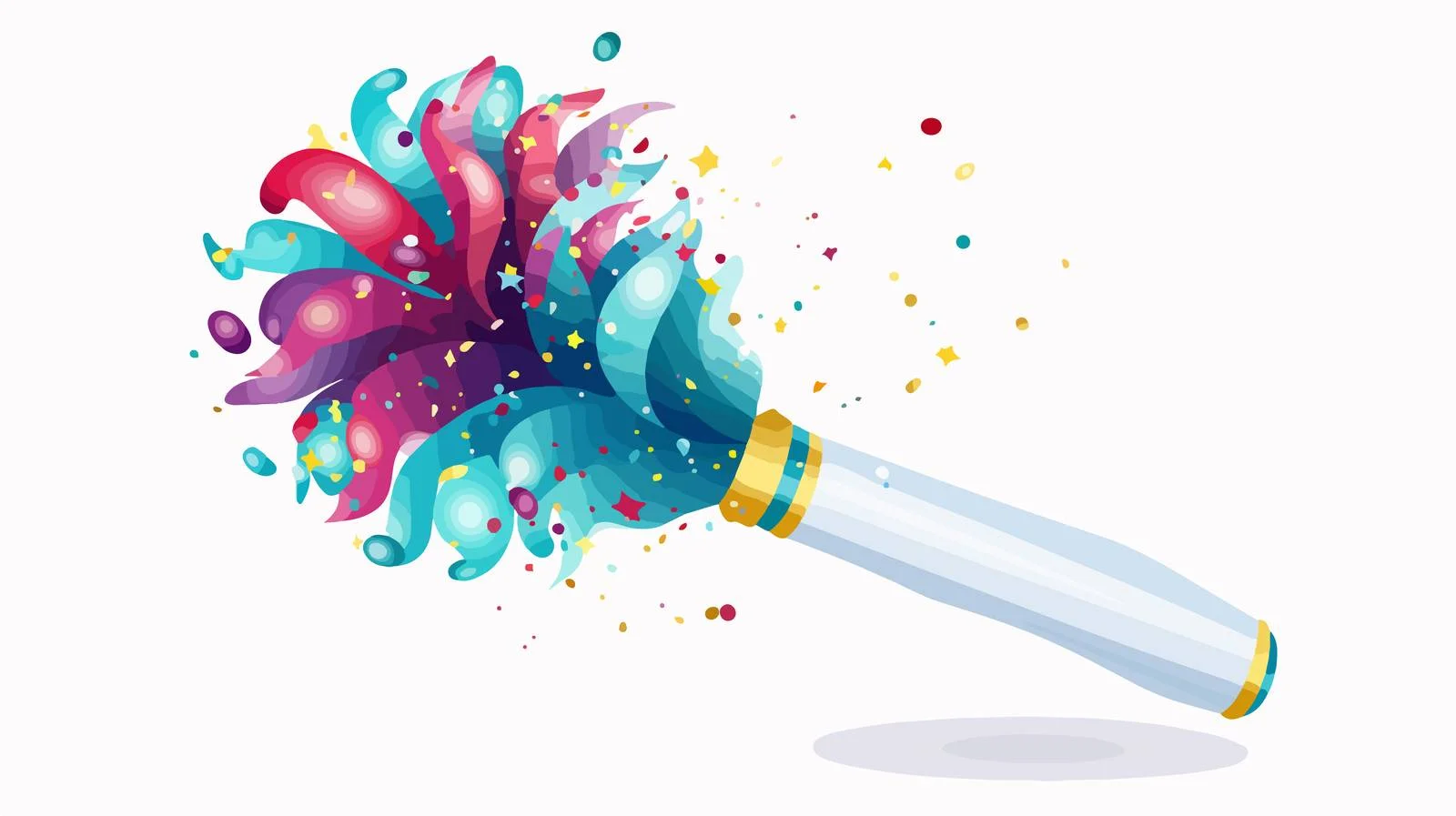 Celebration Party Blower with Confetti — free download from Dotvec