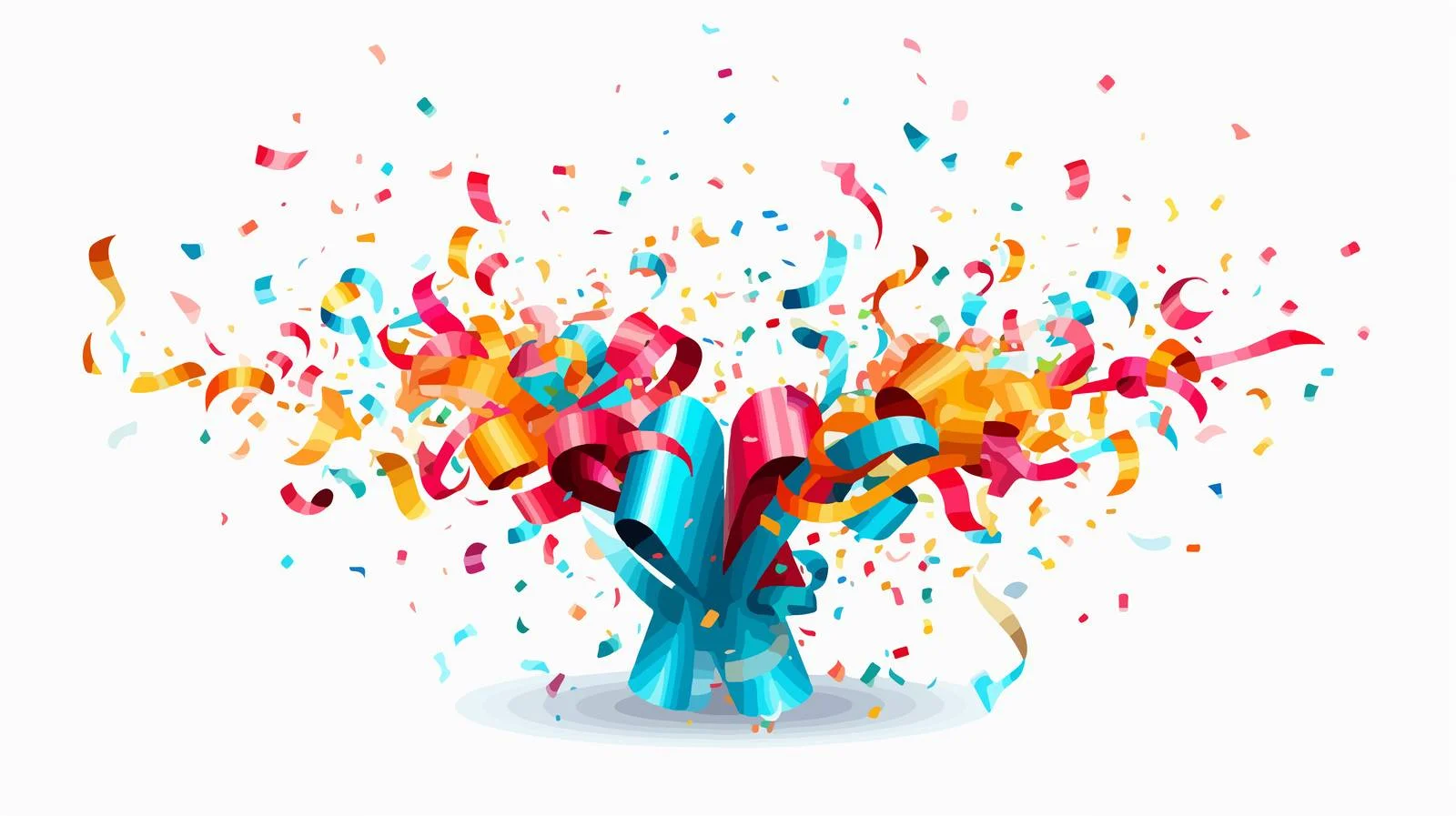 Happy Occasion Confetti Celebration — free download from Dotvec