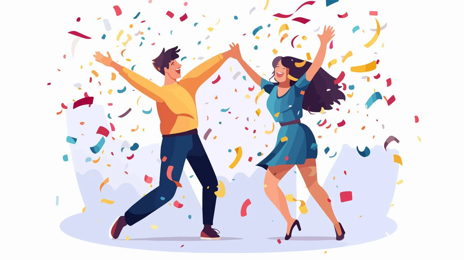 Festive Confetti Explosion Celebration Image — free download from Dotvec