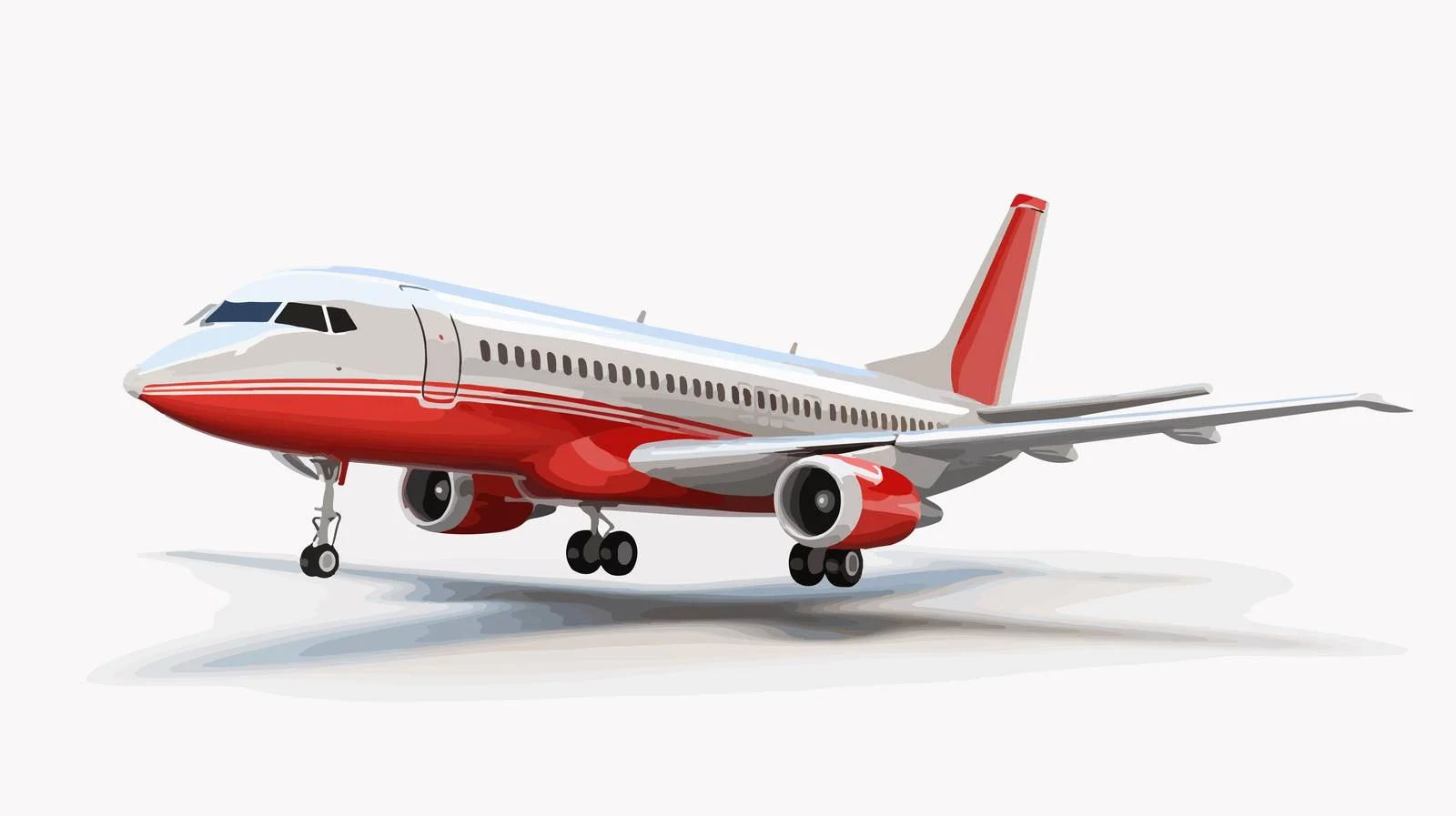 Commercial Flight in Sky — free download from Dotvec