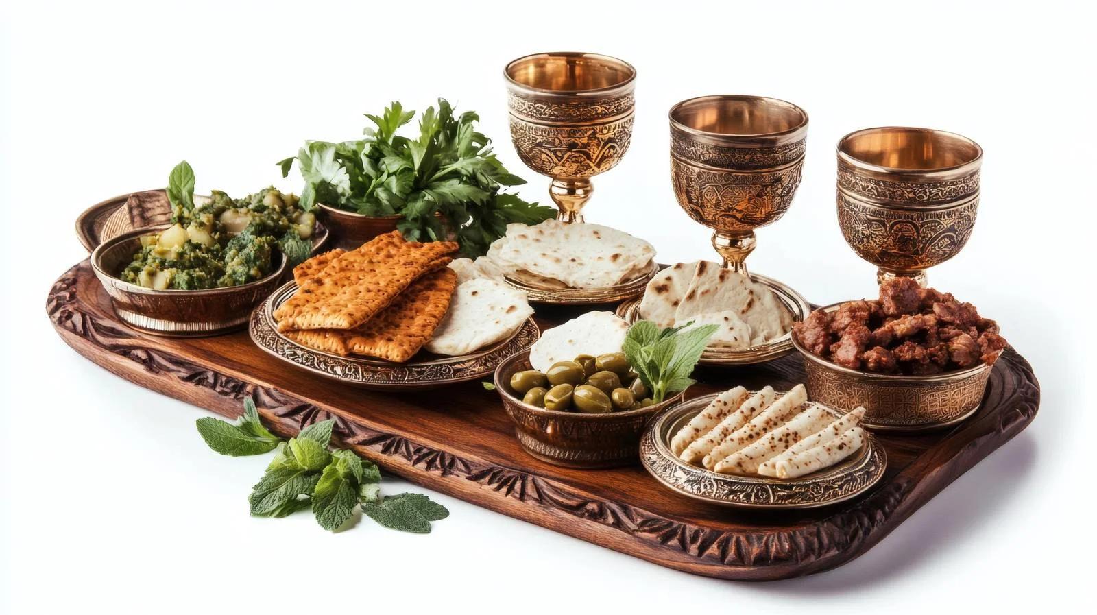 Passover Pesah symbolism on white background — free download from Dotvec