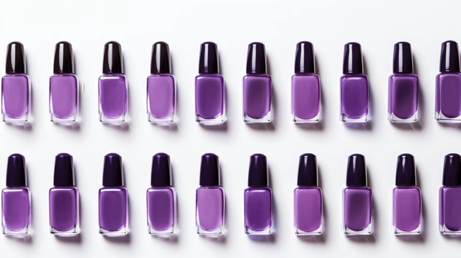 Elegant Purple Nail Polish Bottles Pattern — free download from Dotvec