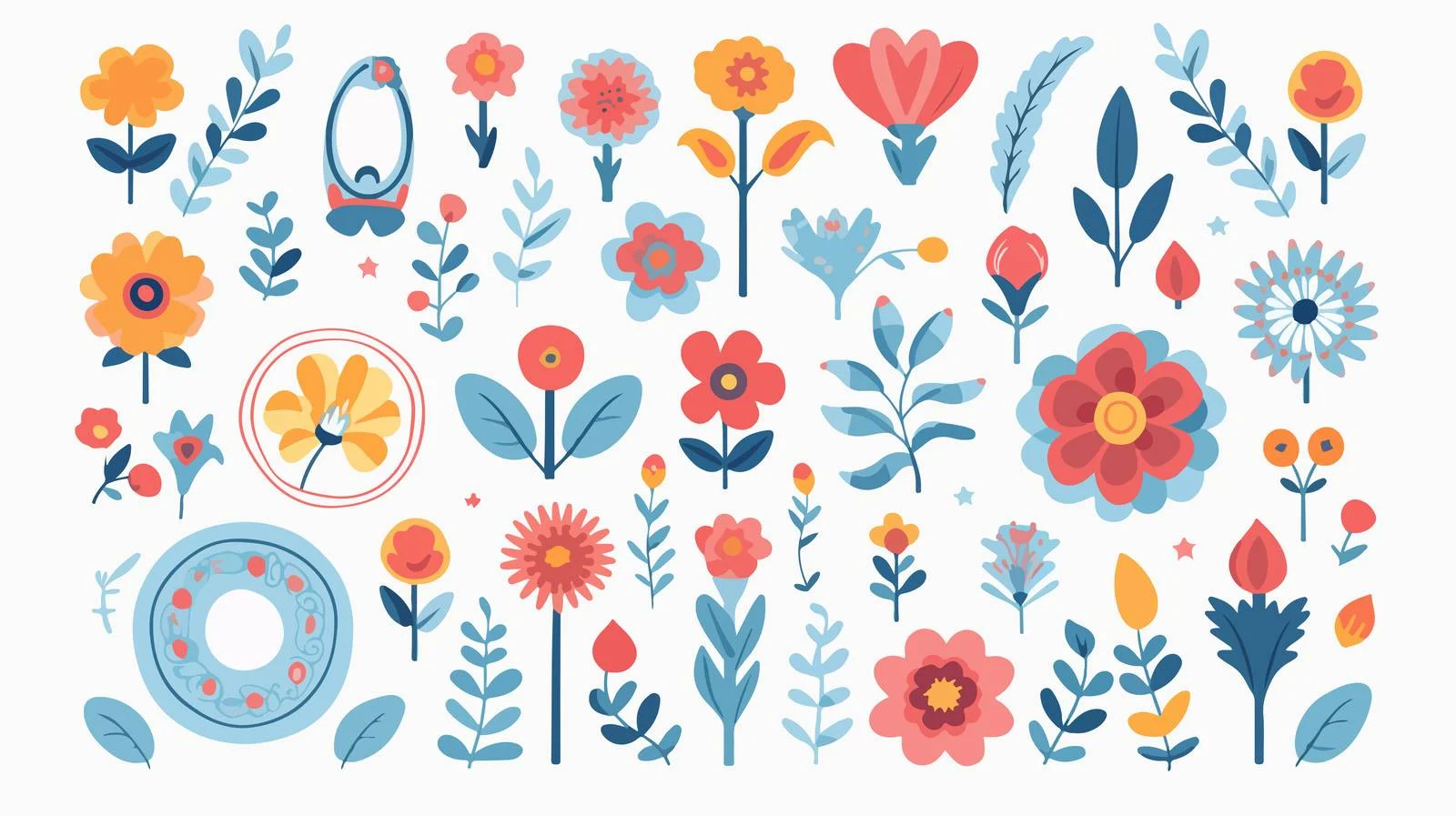 Nature-inspired Peace Sign Artwork — free download from Dotvec