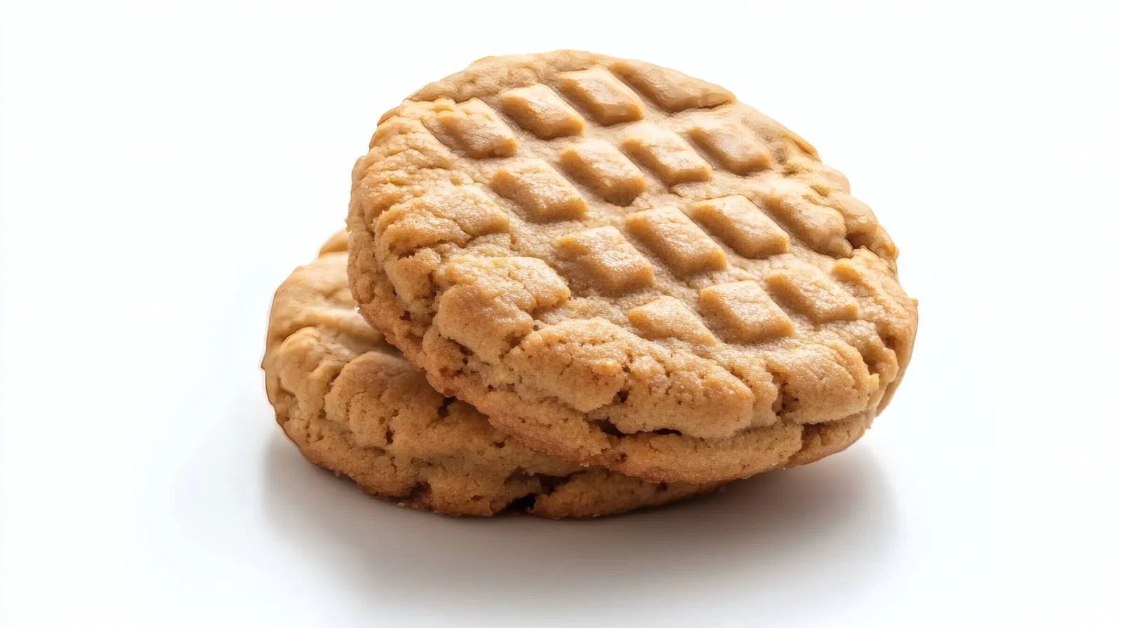 Delicious Peanut Butter Cookies on White — free download from Dotvec