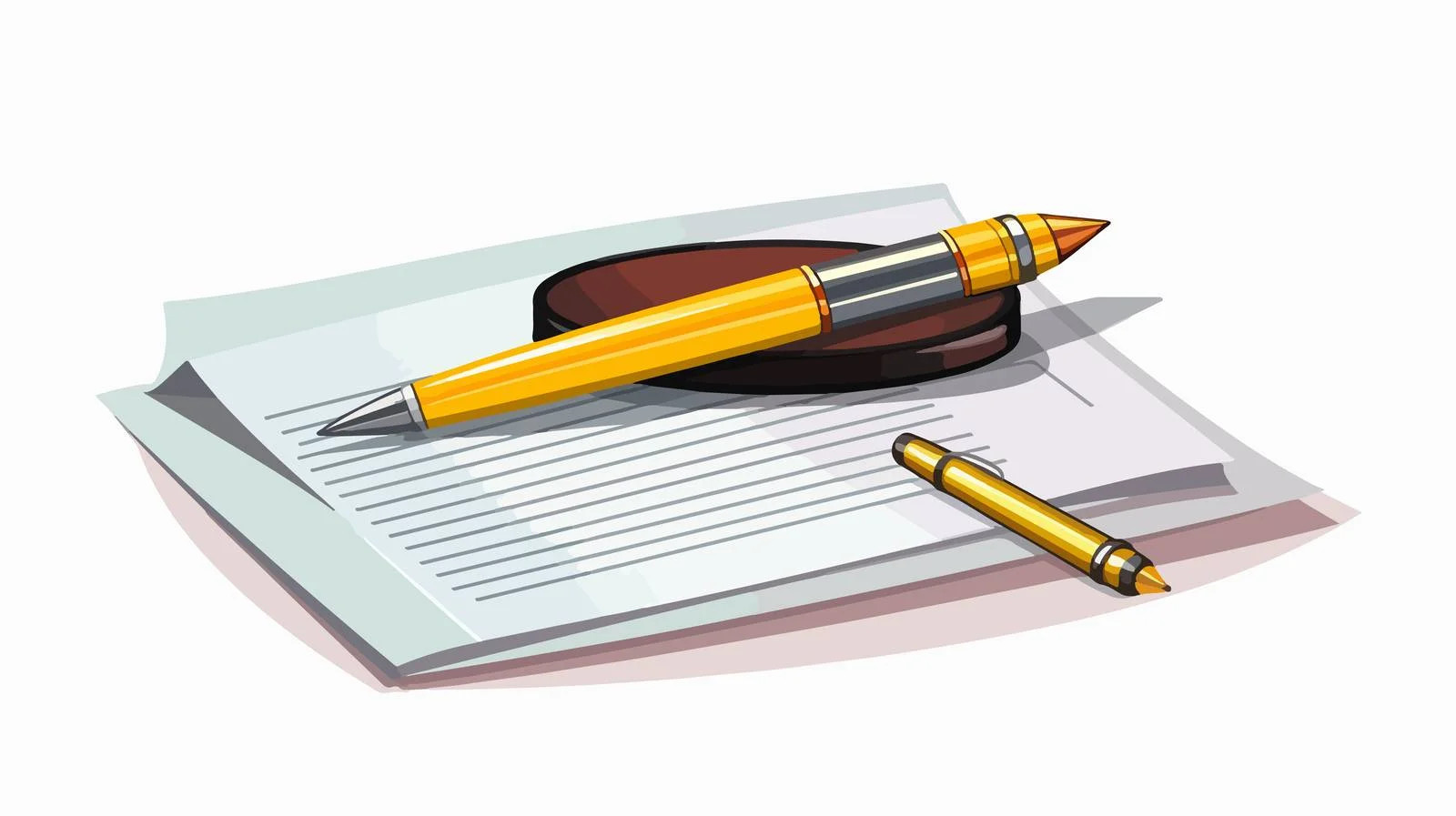 Tax Contract Signing Vector Illustration — free download from Dotvec