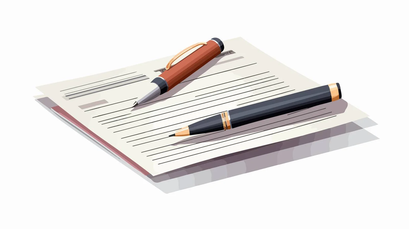 Tax Contract Signing Concept Icon — free download from Dotvec