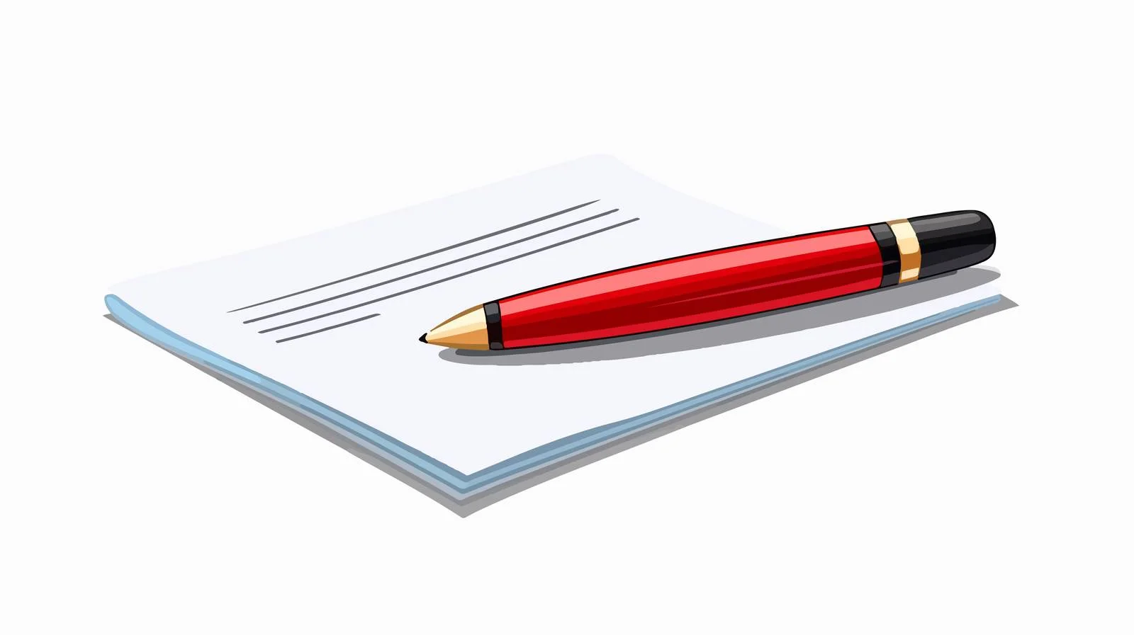 Tax Contract Signing Icon Vector Illustration — free download from Dotvec