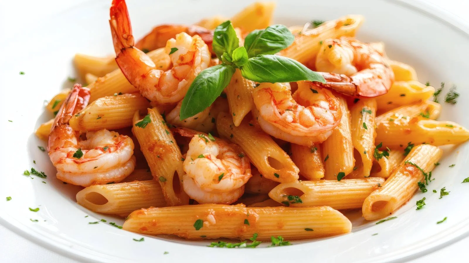 Delicious Penne Pasta and Shrimp Dish — free download from Dotvec
