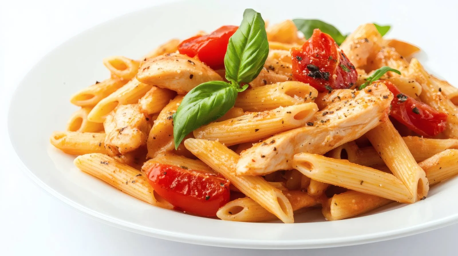 Savory Penne Pasta and Chicken Dish — free download from Dotvec