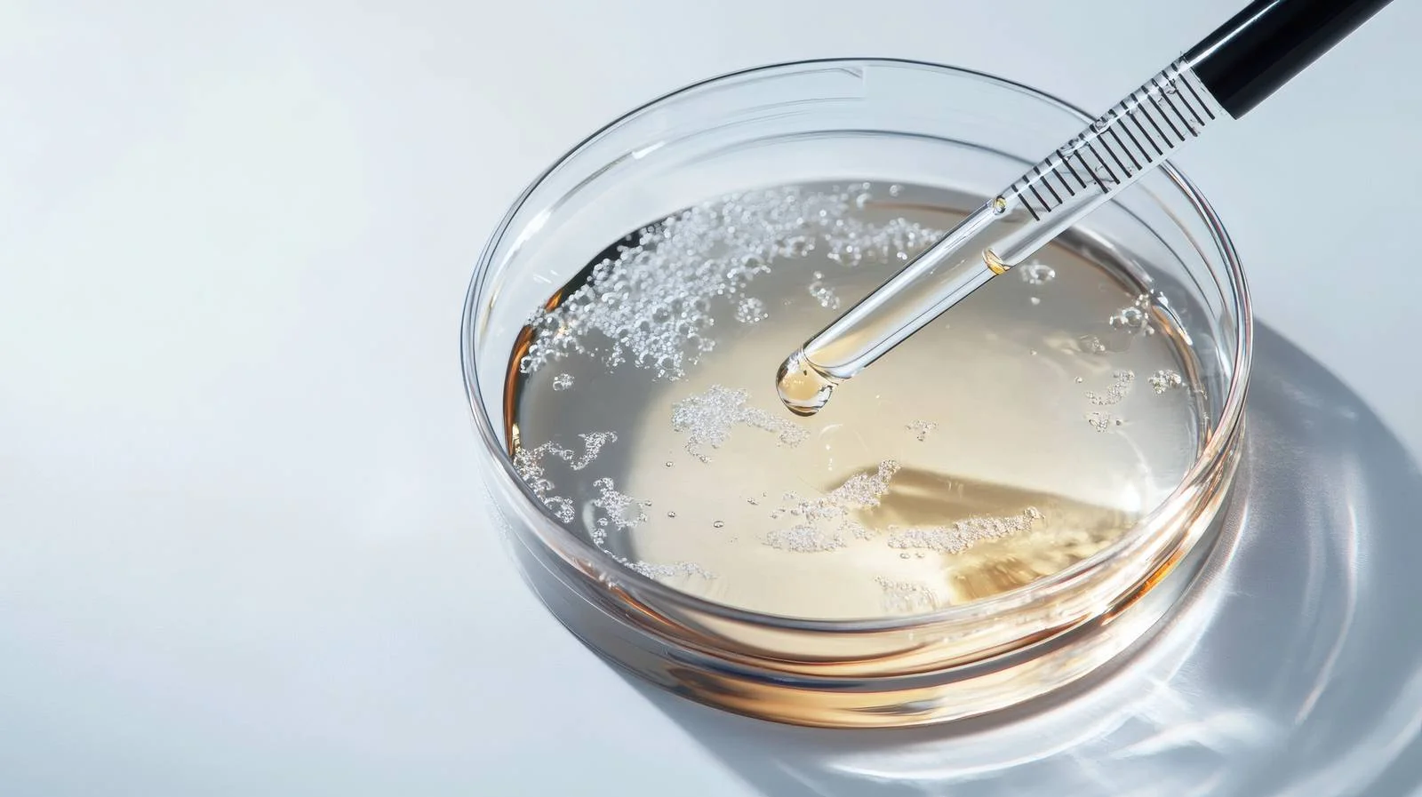 Laboratory Petri Dish with Facial Serum — free download from Dotvec