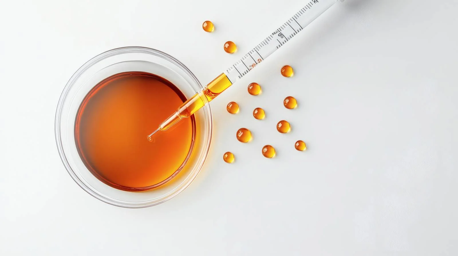 Retinol Serum Sample in Petri Dish — free download from Dotvec