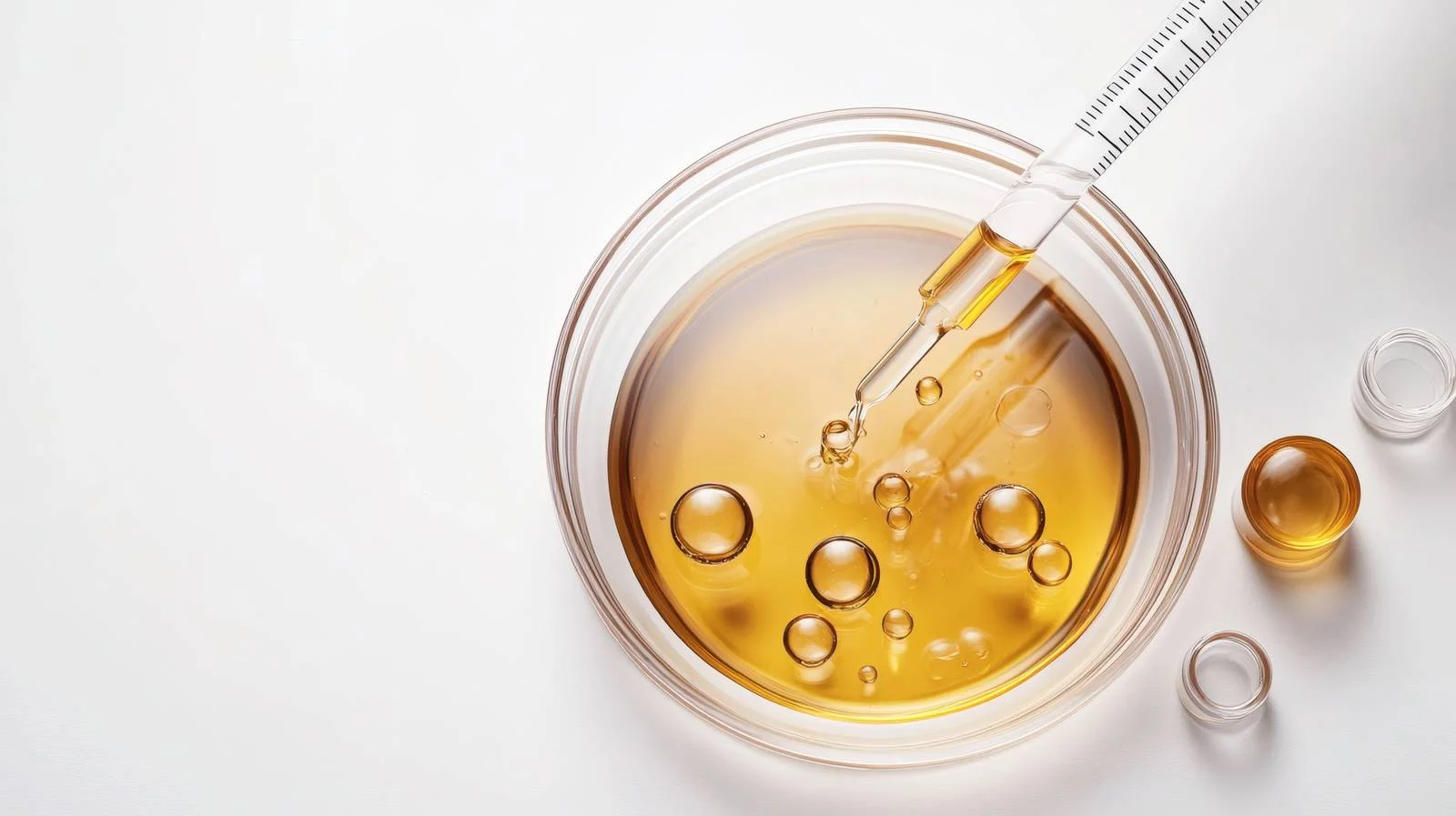 Laboratory Petri Dish with Retinol Serum — free download from Dotvec