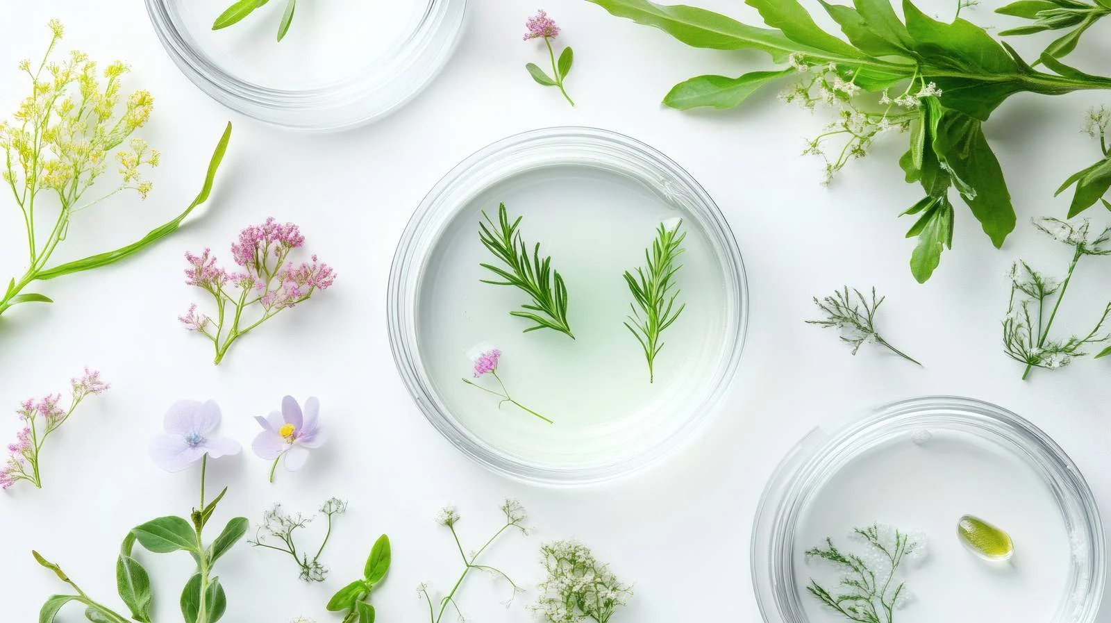 Laboratory Petri Dishes with Cosmetic Gel — free download from Dotvec