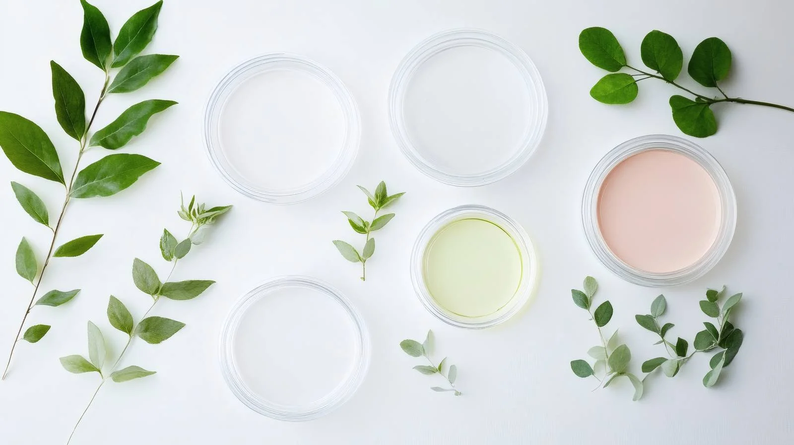 Botanical Gel Swatches in Lab Environment — free download from Dotvec