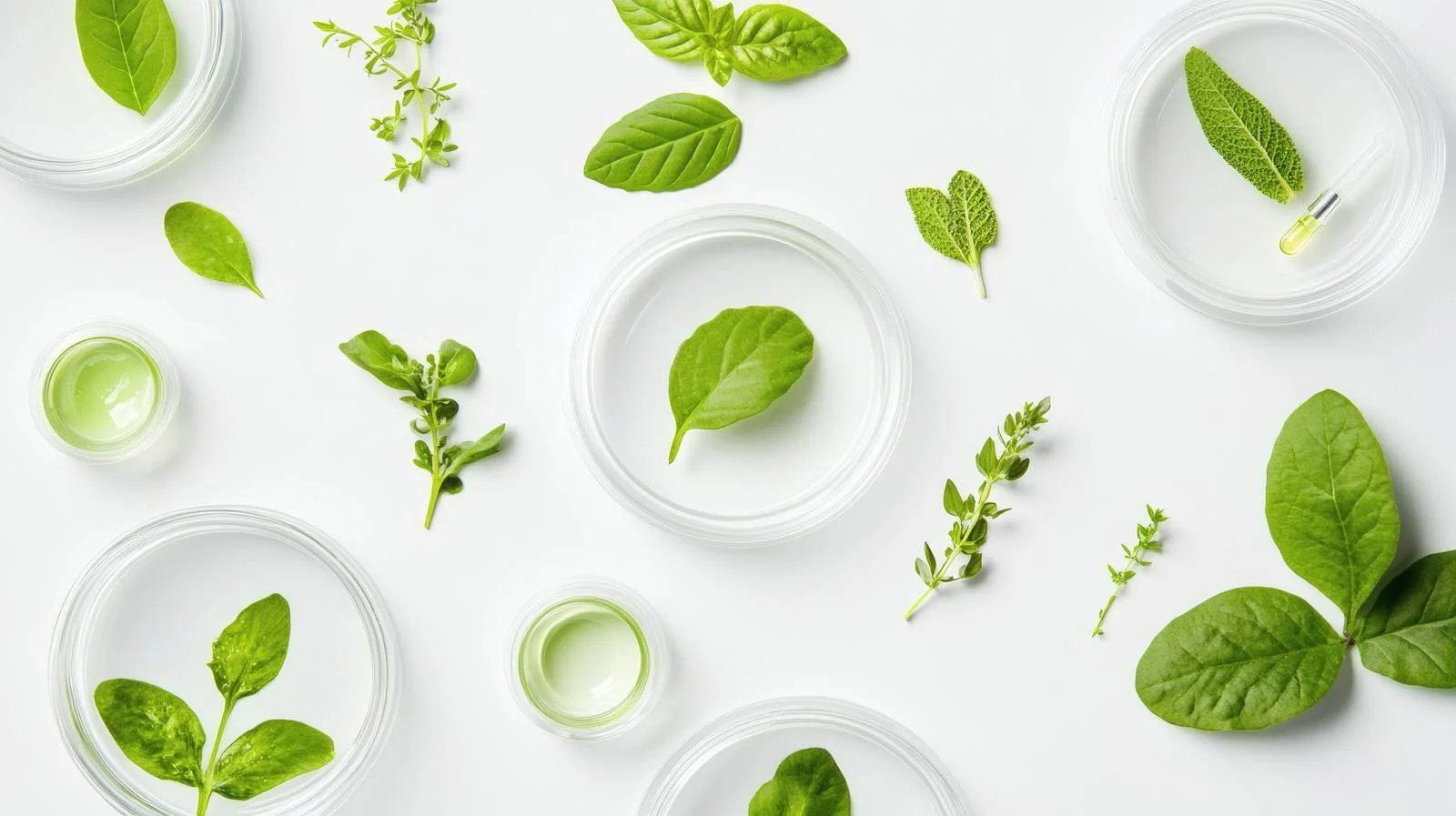 Botanical Experiments with Cosmetic Cream — free download from Dotvec