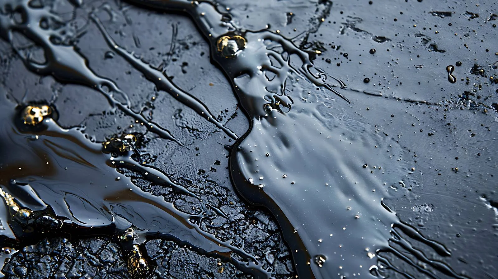 Abstract Petroleum Fuel Spill on Asphalt — free download from Dotvec