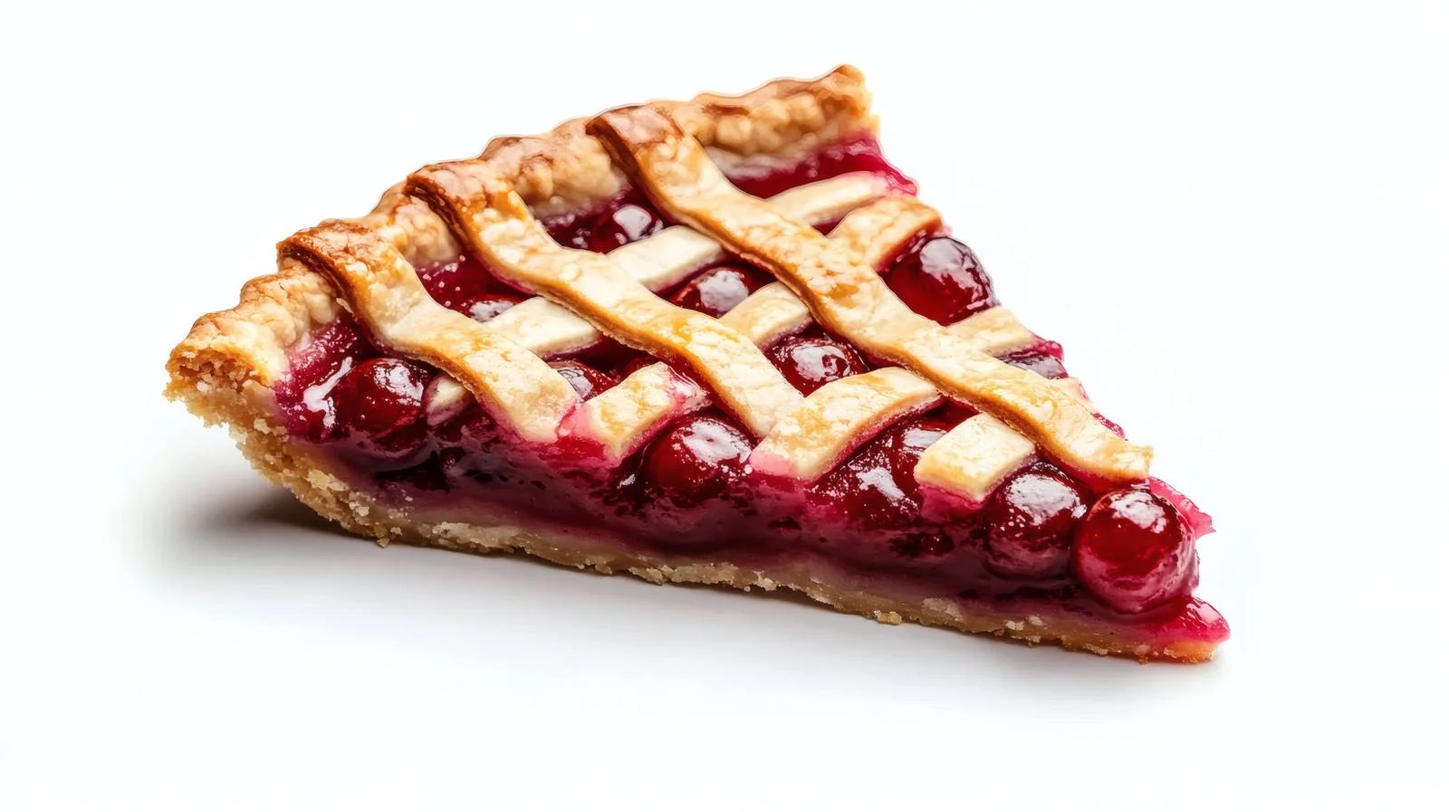 Delicious Cherry Pie on White Background — free download from Dotvec