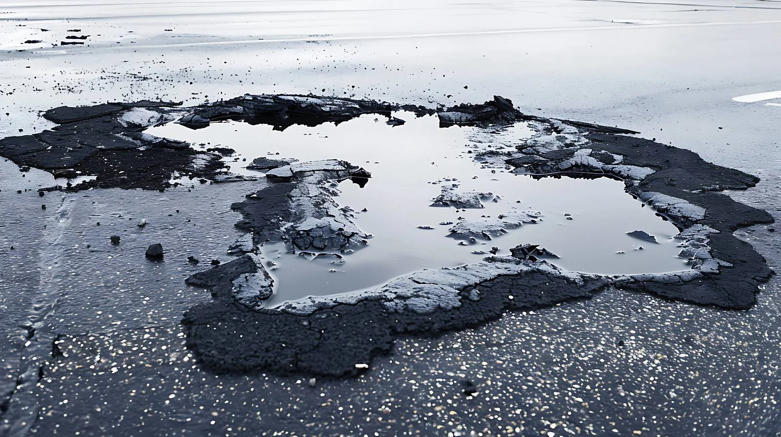 Oil Spill on Asphalt in Parking Lot — free download from Dotvec