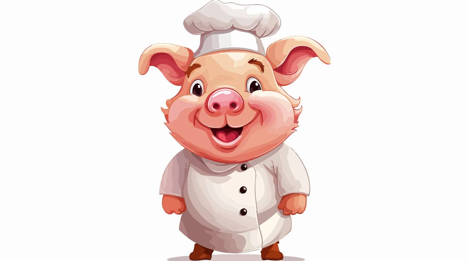 Culinary Pig Cartoon Vector Clip Art — free download from Dotvec