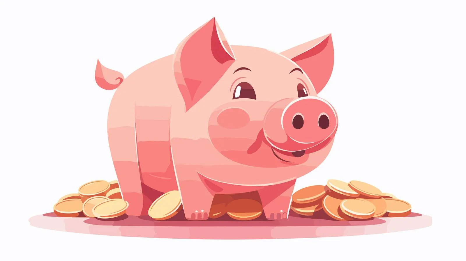 Money-Collecting Piggy Bank — free download from Dotvec