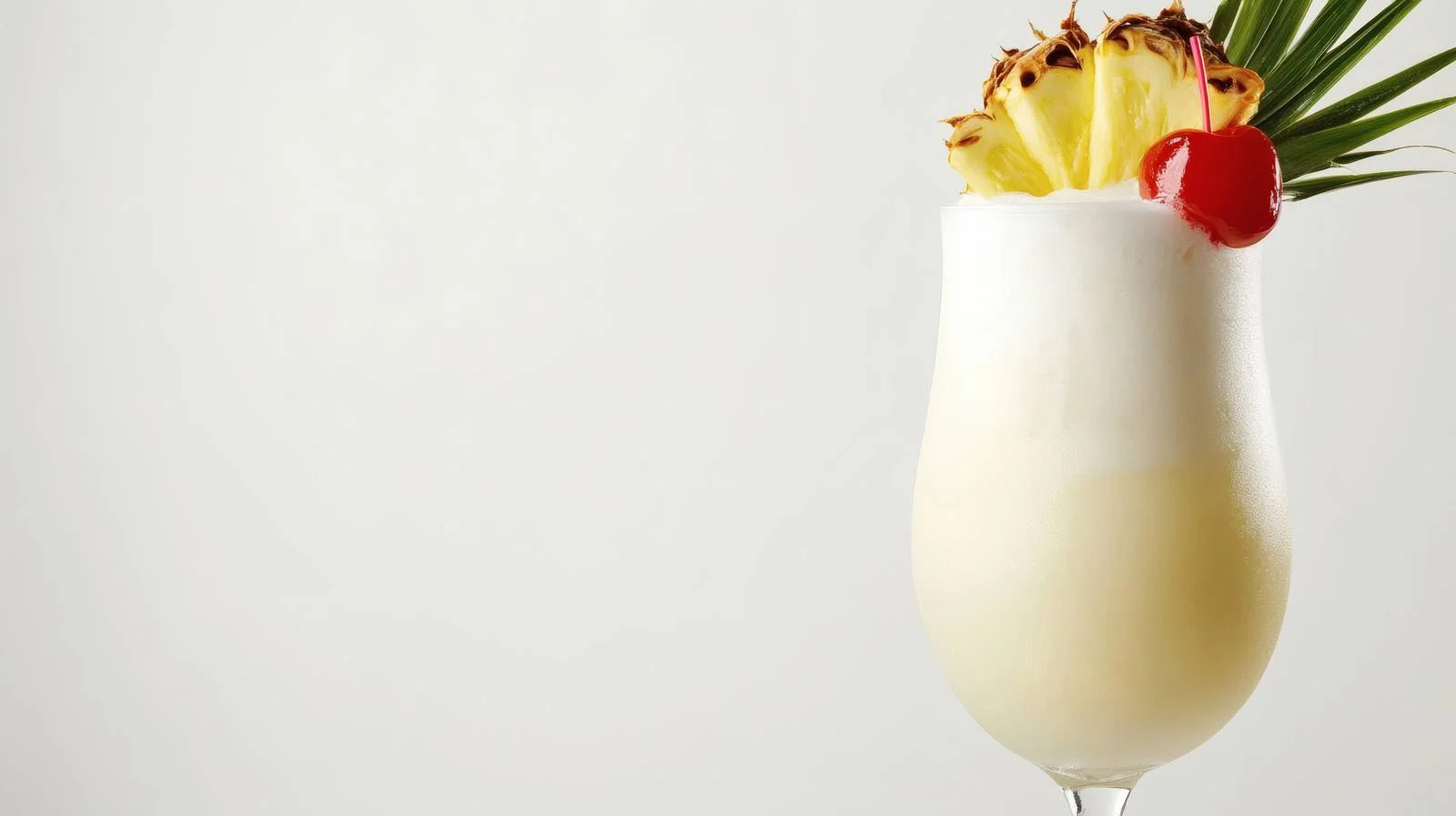 Refreshing Pina Colada Cocktail on White — free download from Dotvec
