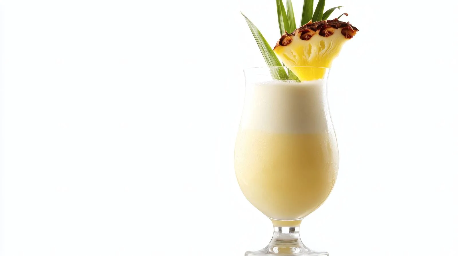 Exquisite Pina Colada Cocktail on White — free download from Dotvec