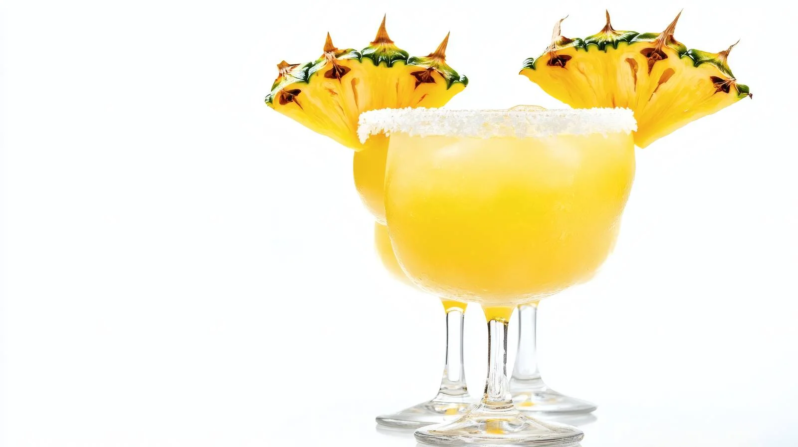 Refreshing Pineapple Margarita Cocktail on White — free download from Dotvec