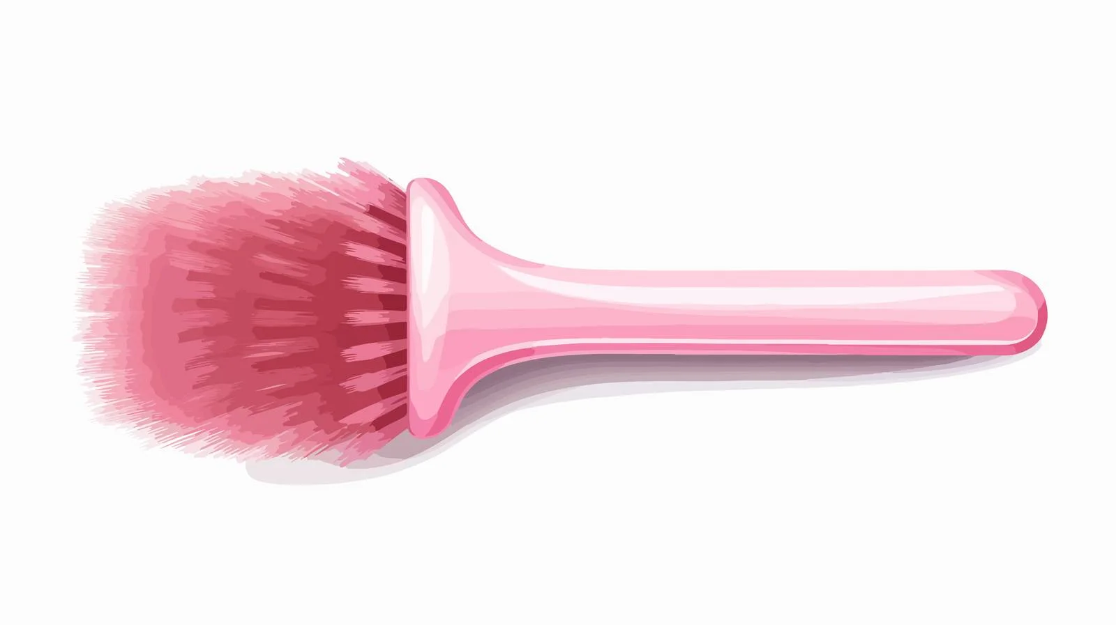 Pink Nail Brush on White Background — free download from Dotvec