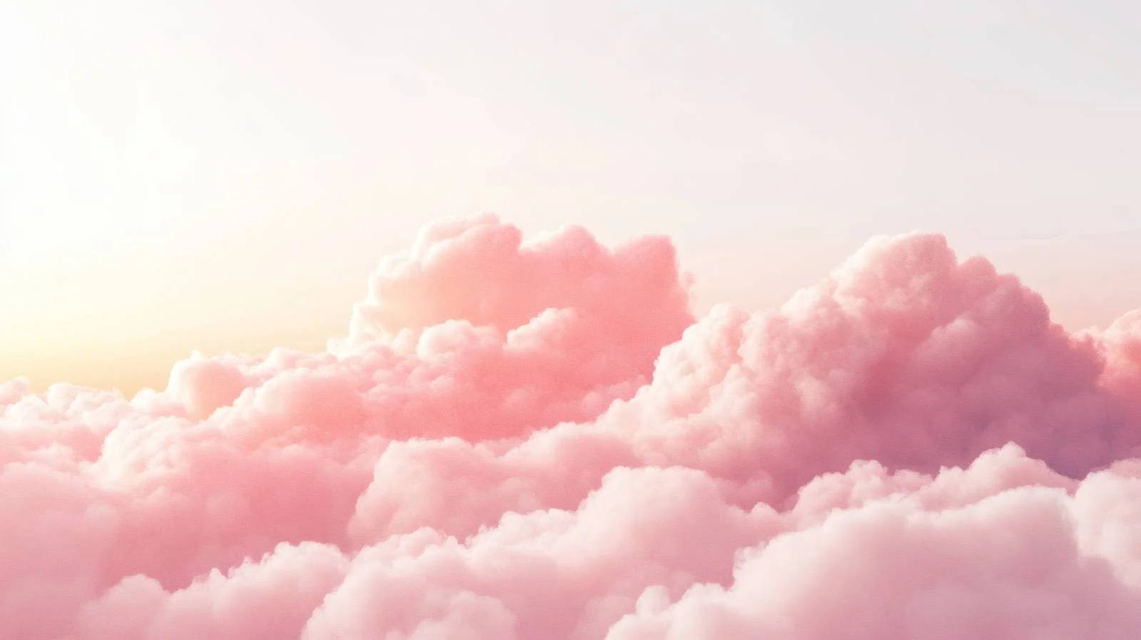 Soft Pink Cloudscape at Sunset Sky — free download from Dotvec