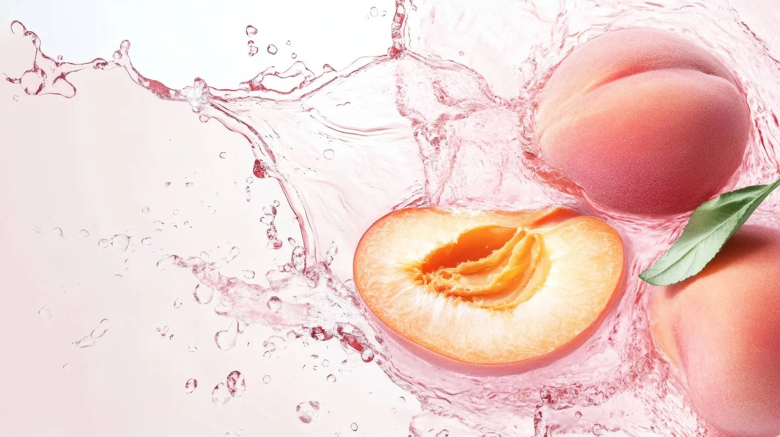 Pink Peach Beauty Product on White Background — free download from Dotvec