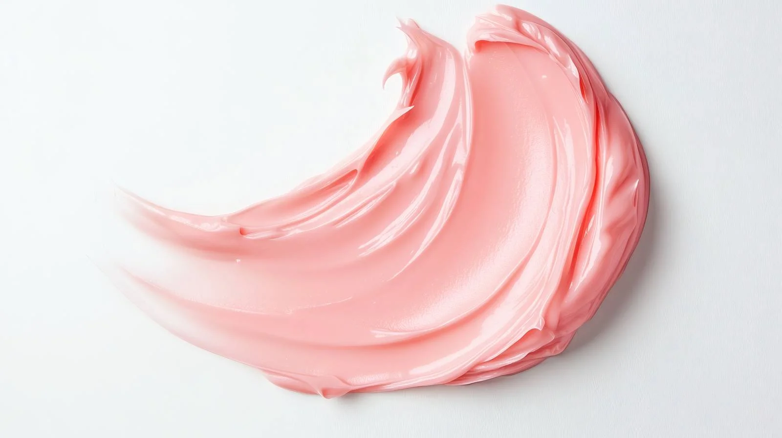 Peach Pink Cream Cosmetic Sample on White — free download from Dotvec