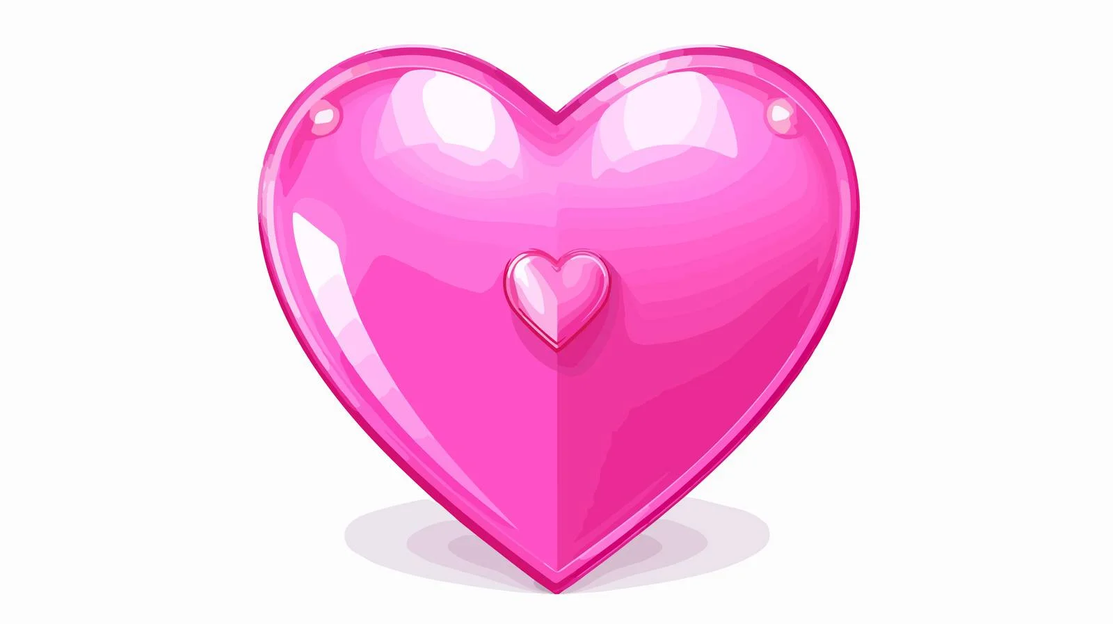 Pink Heart Shield Protection — free download from Dotvec