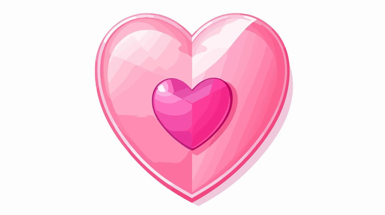 Pink Heart Protective Shield Image — free download from Dotvec