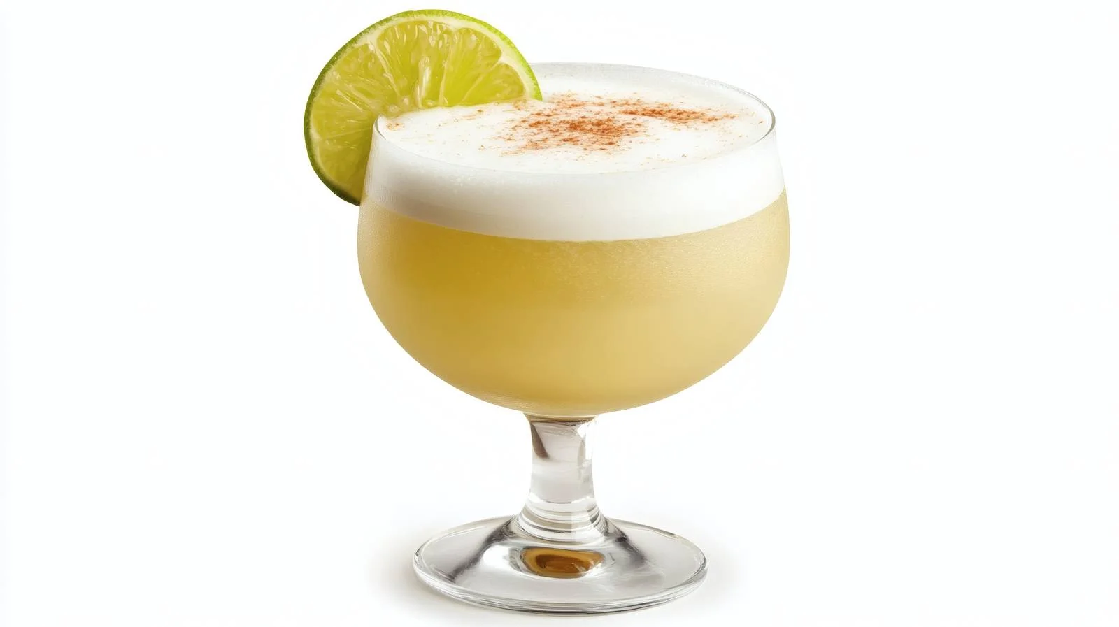 Refreshing Pisco Sour Cocktail on White — free download from Dotvec