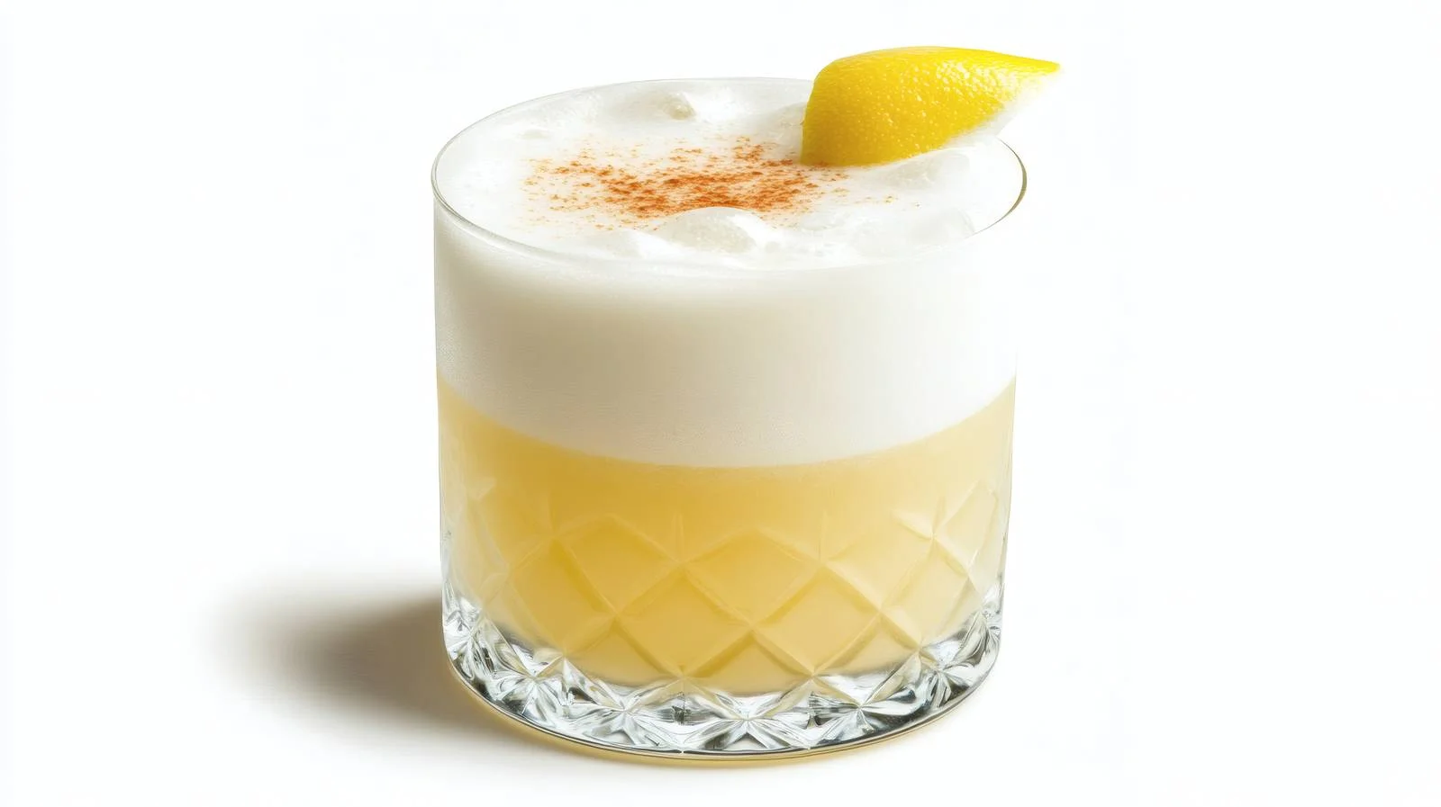Refreshing Pisco Sour Cocktail on White — free download from Dotvec