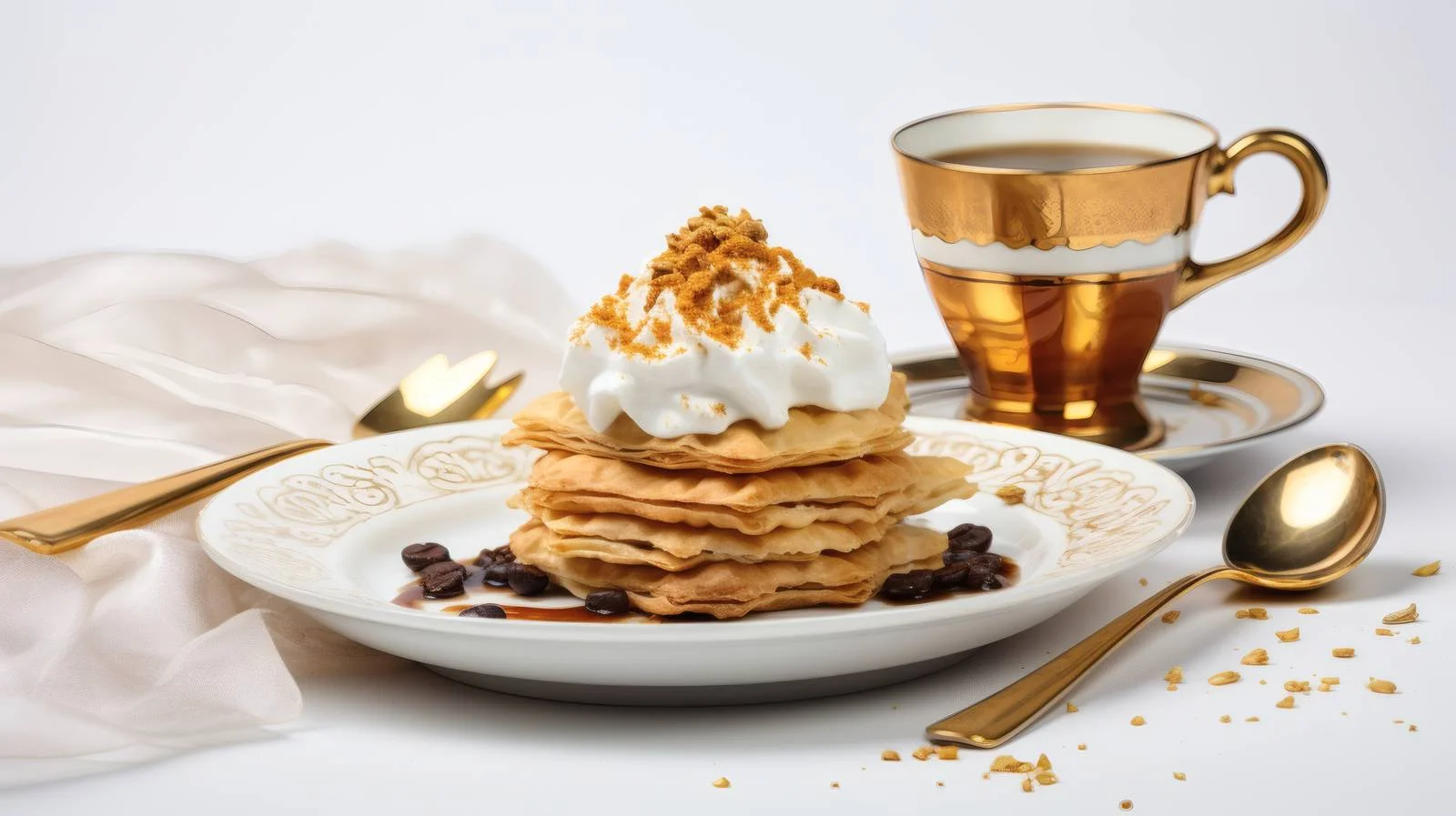 Turkish Delight and Coffee Pairing on White — free download from Dotvec