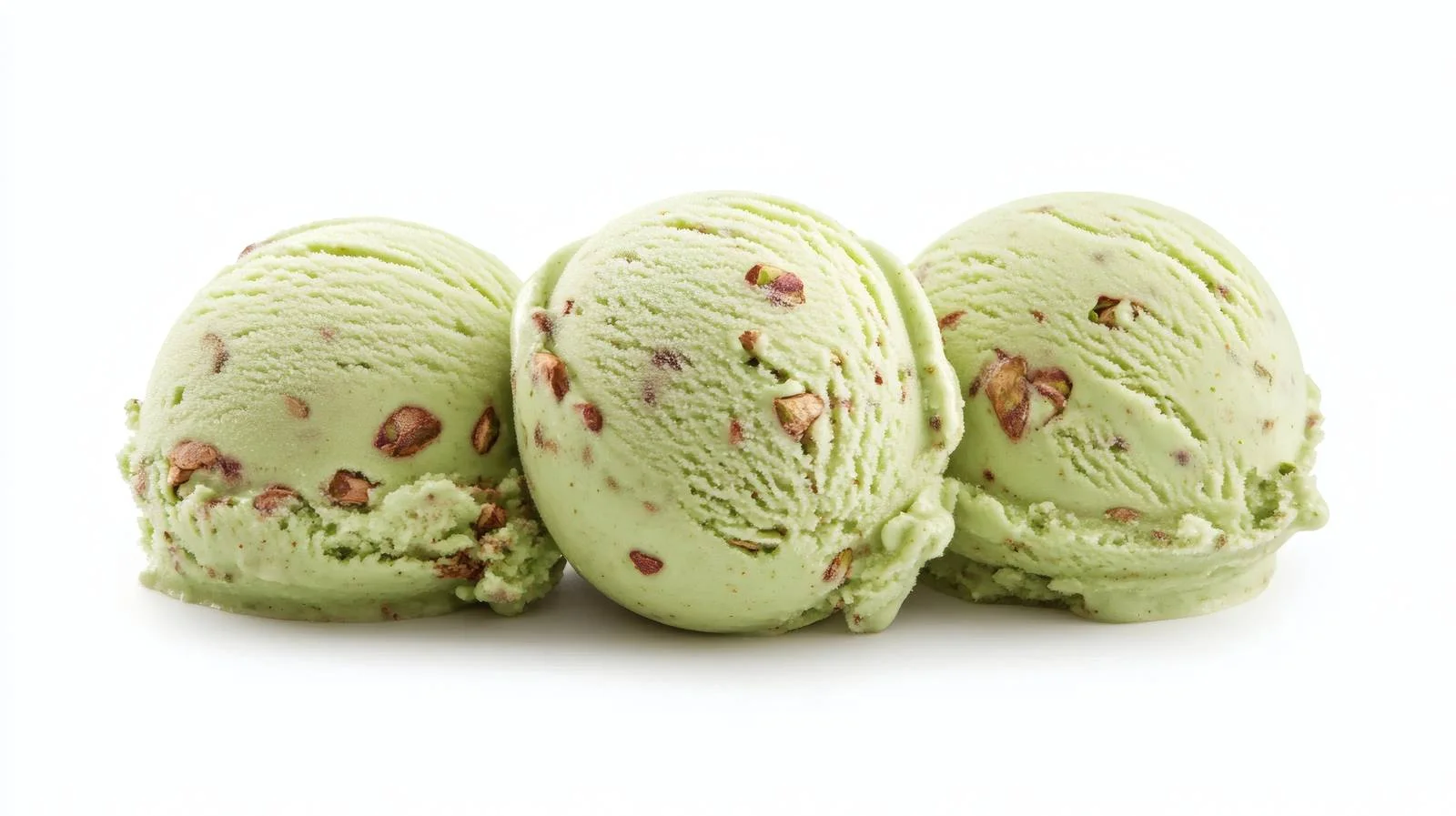 Delicious Pistachio Ice Cream on White — free download from Dotvec