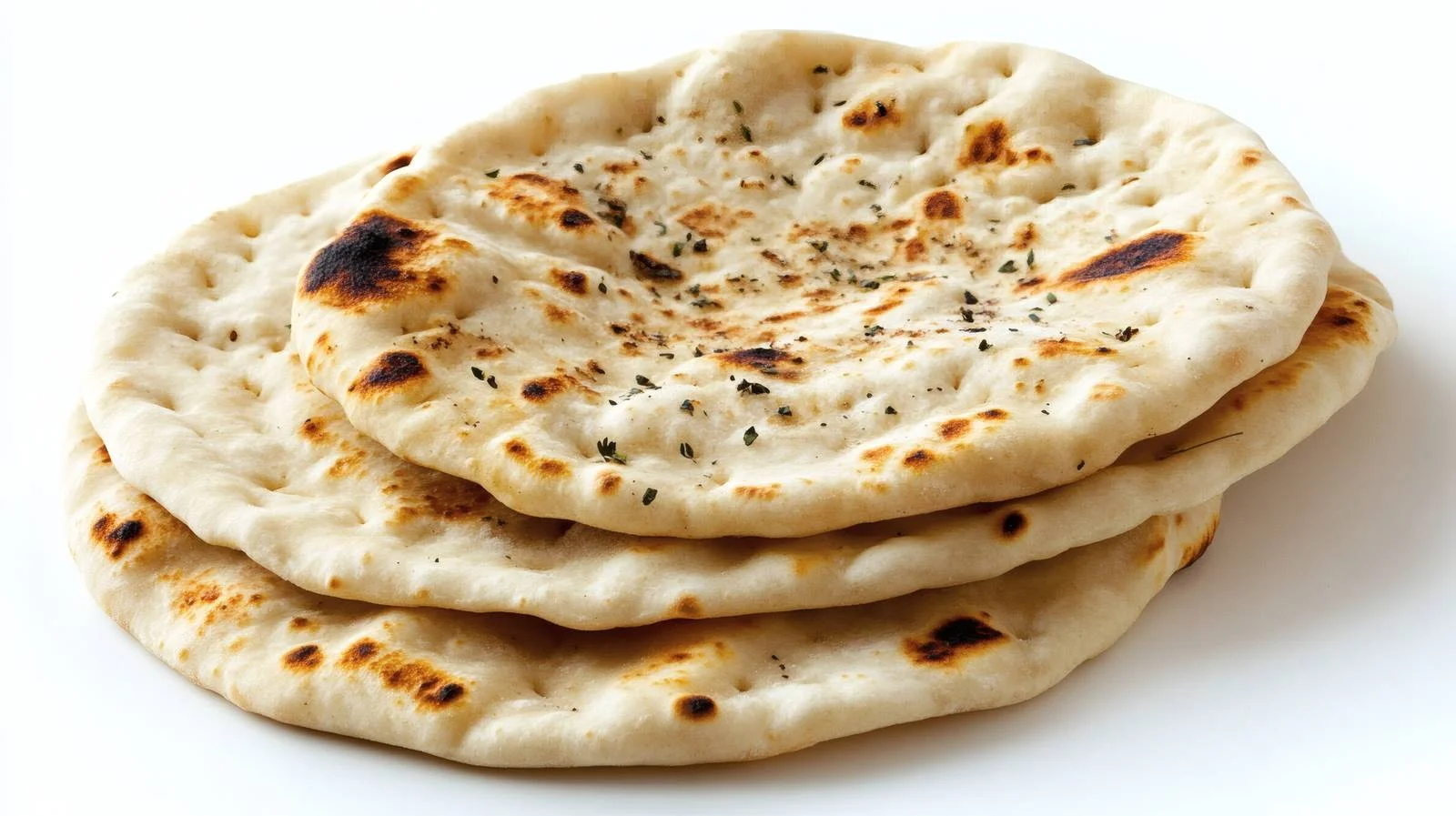Isolated Pita Bread on White Background — free download from Dotvec