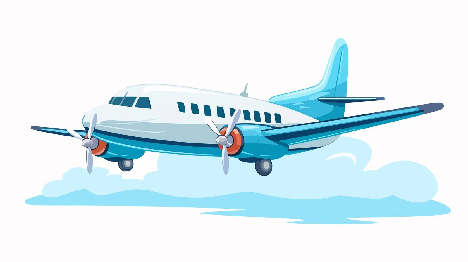 Airplane Flying in Sky Icon — free download from Dotvec