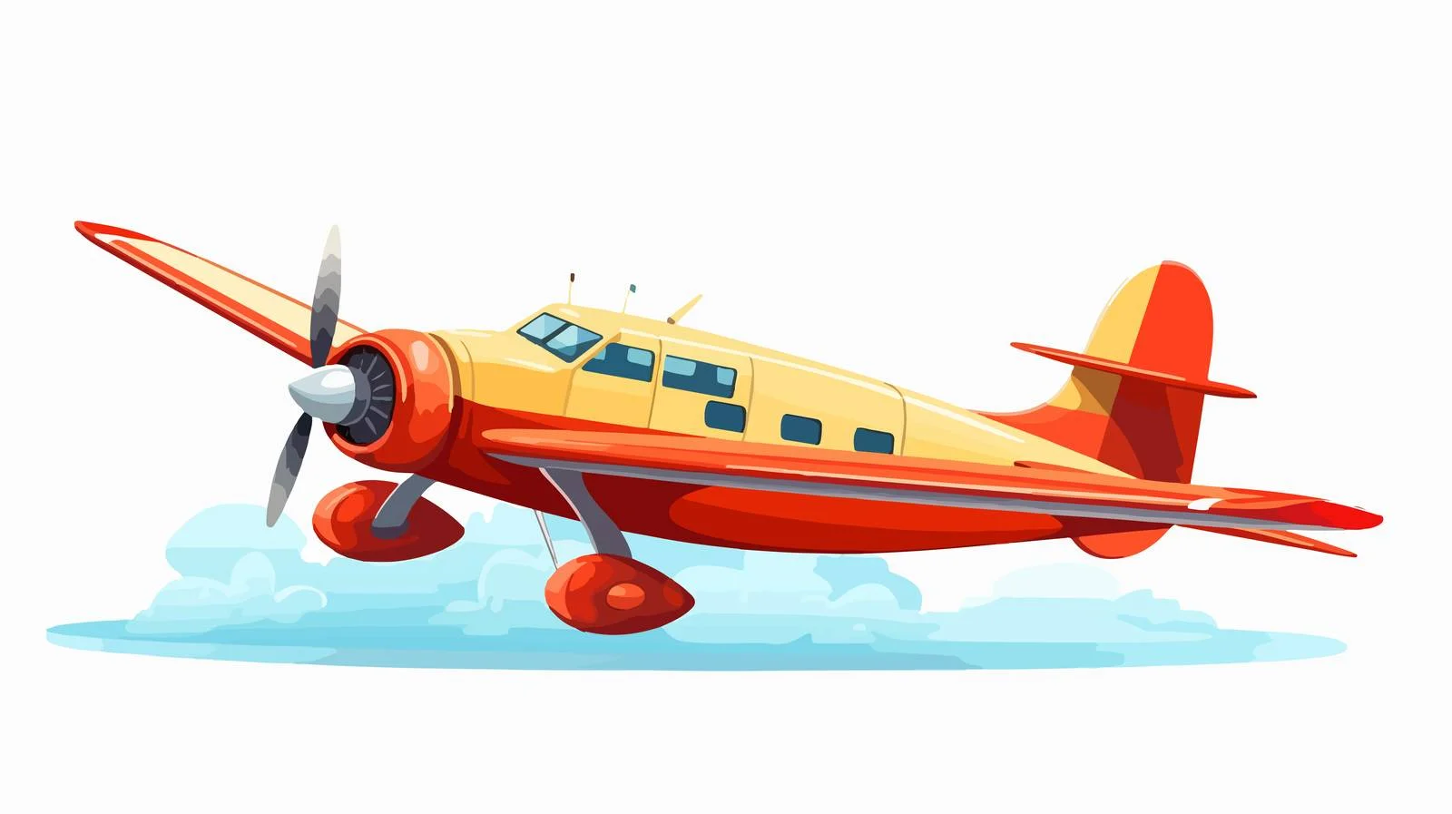 Airplane Flying in Sky Icon — free download from Dotvec