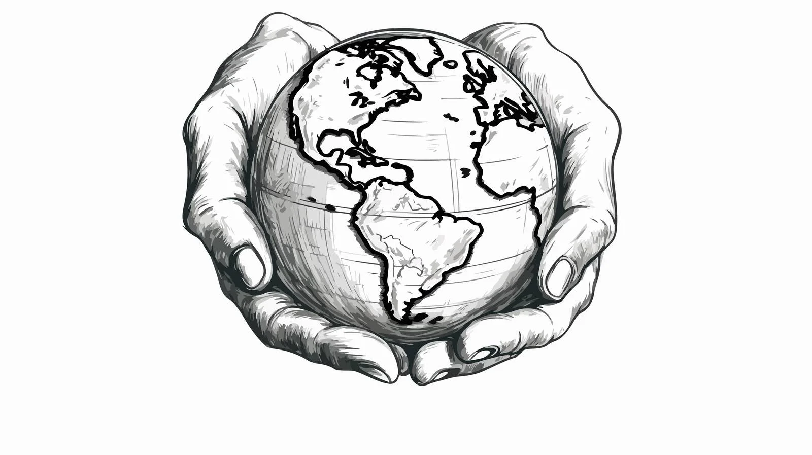 Earth Preservation Concept Sketch — free download from Dotvec