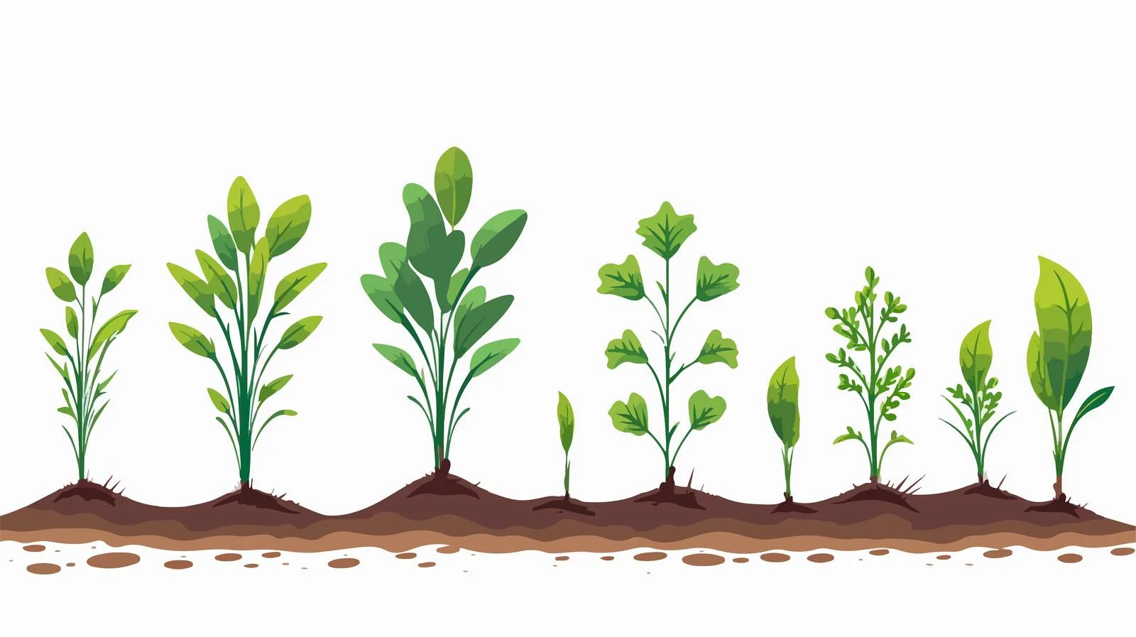 Seedling Growth Illustration — free download from Dotvec