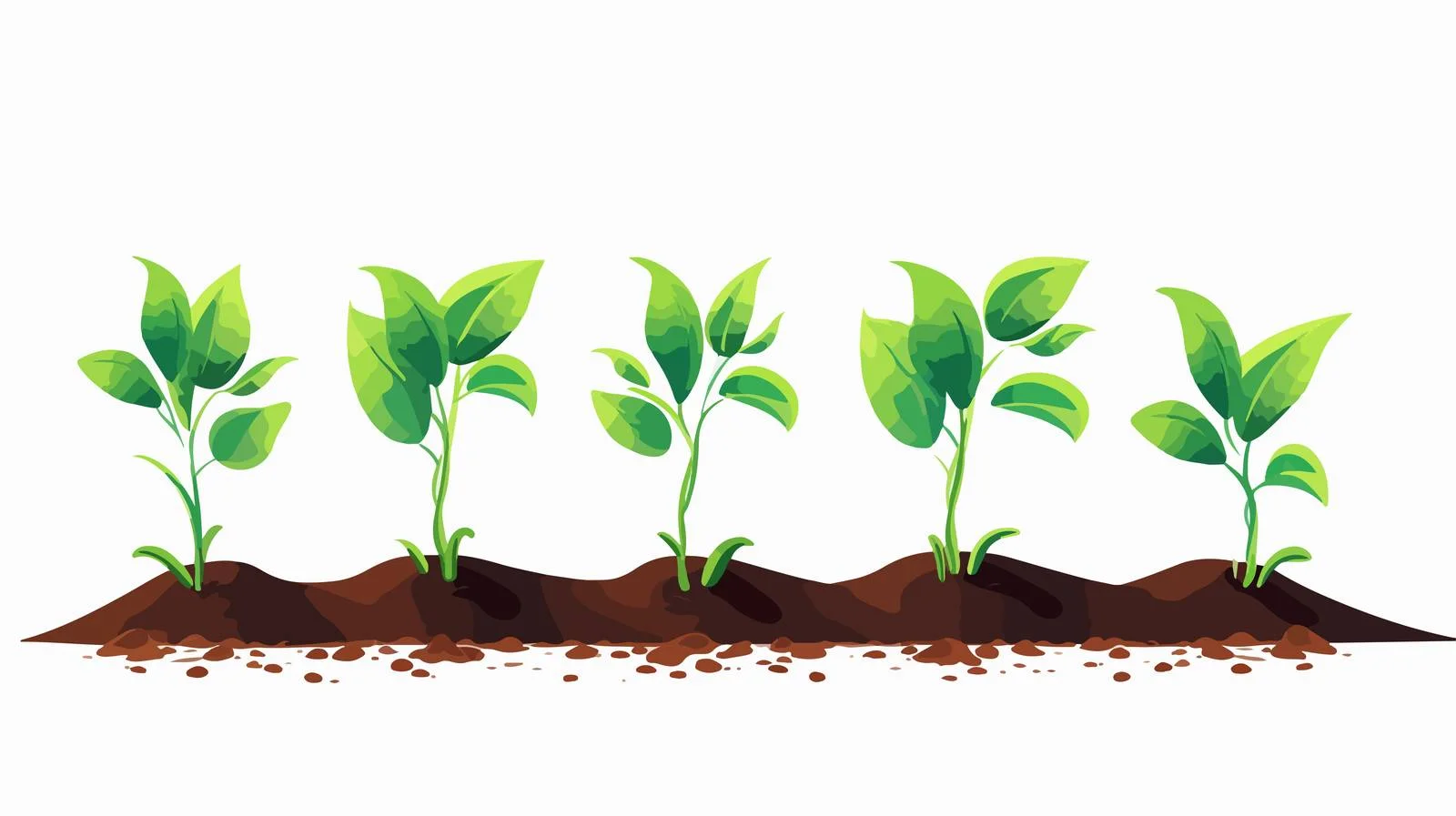 Seedlings Growth Process — free download from Dotvec