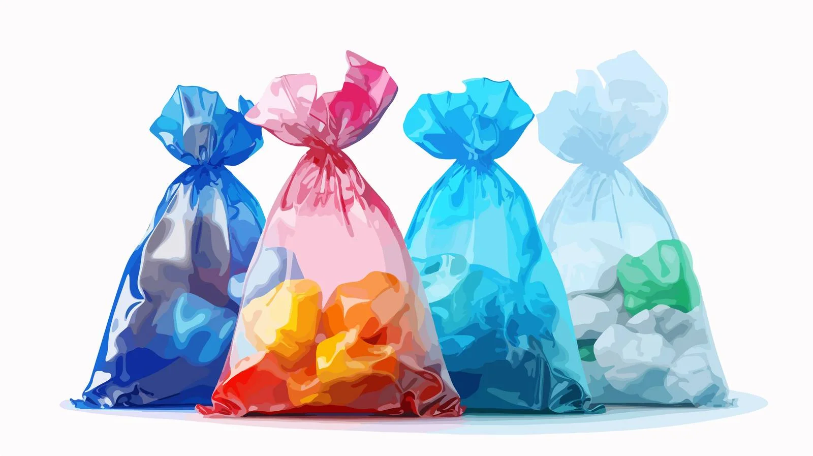 Plastic Waste Reduction Concept Image — free download from Dotvec