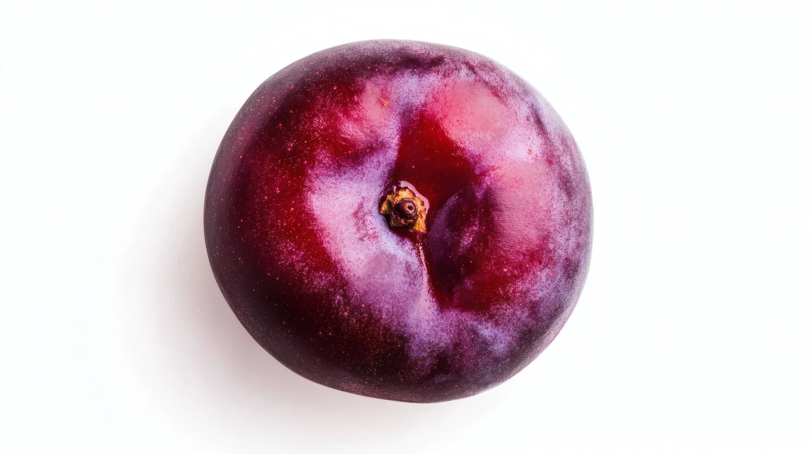 Exquisite Plum Galette on White Background — free download from Dotvec