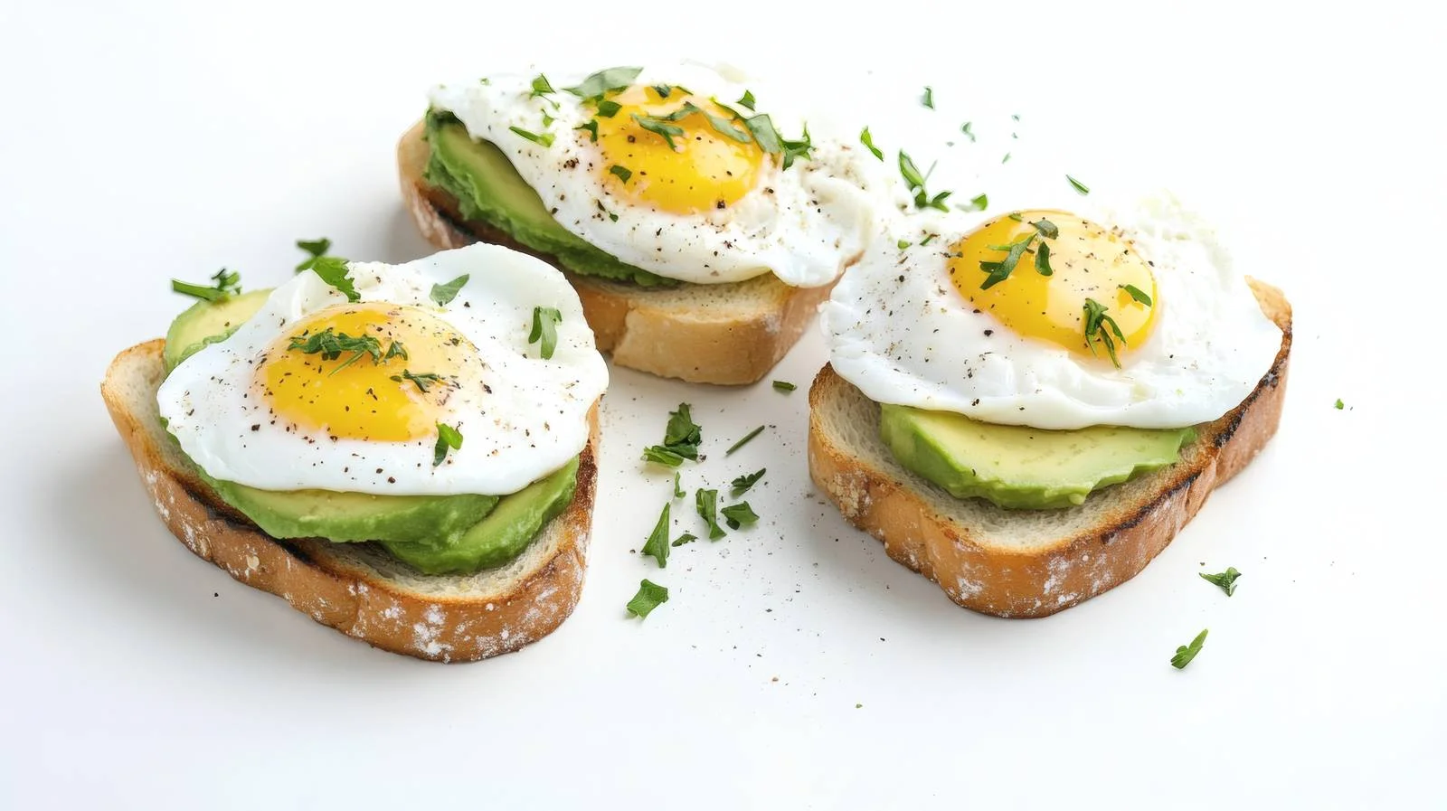Elegant Poached Egg Avocado Sandwiches — free download from Dotvec