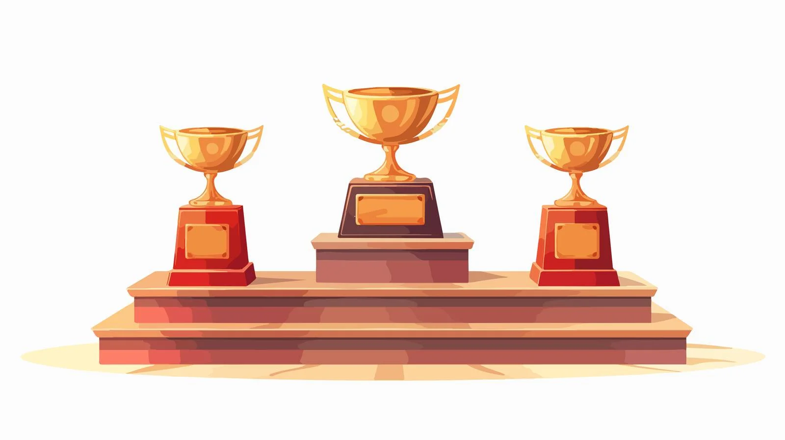 Sports Event Winners Podium for Trophies — free download from Dotvec