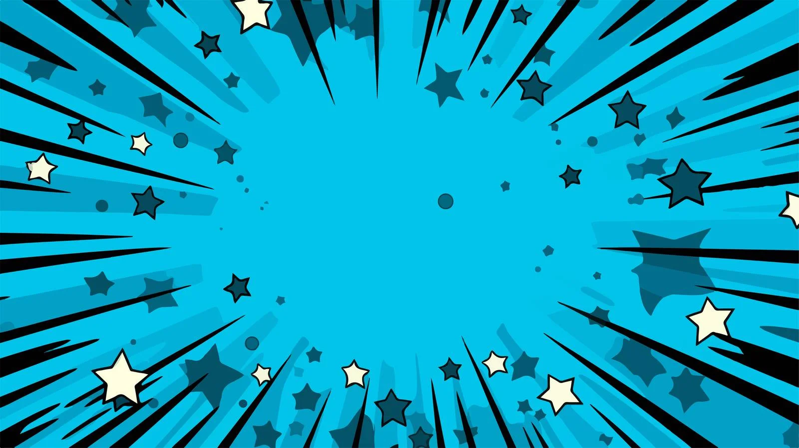 Vibrant Blue Light Pop Art Background — free download from Dotvec