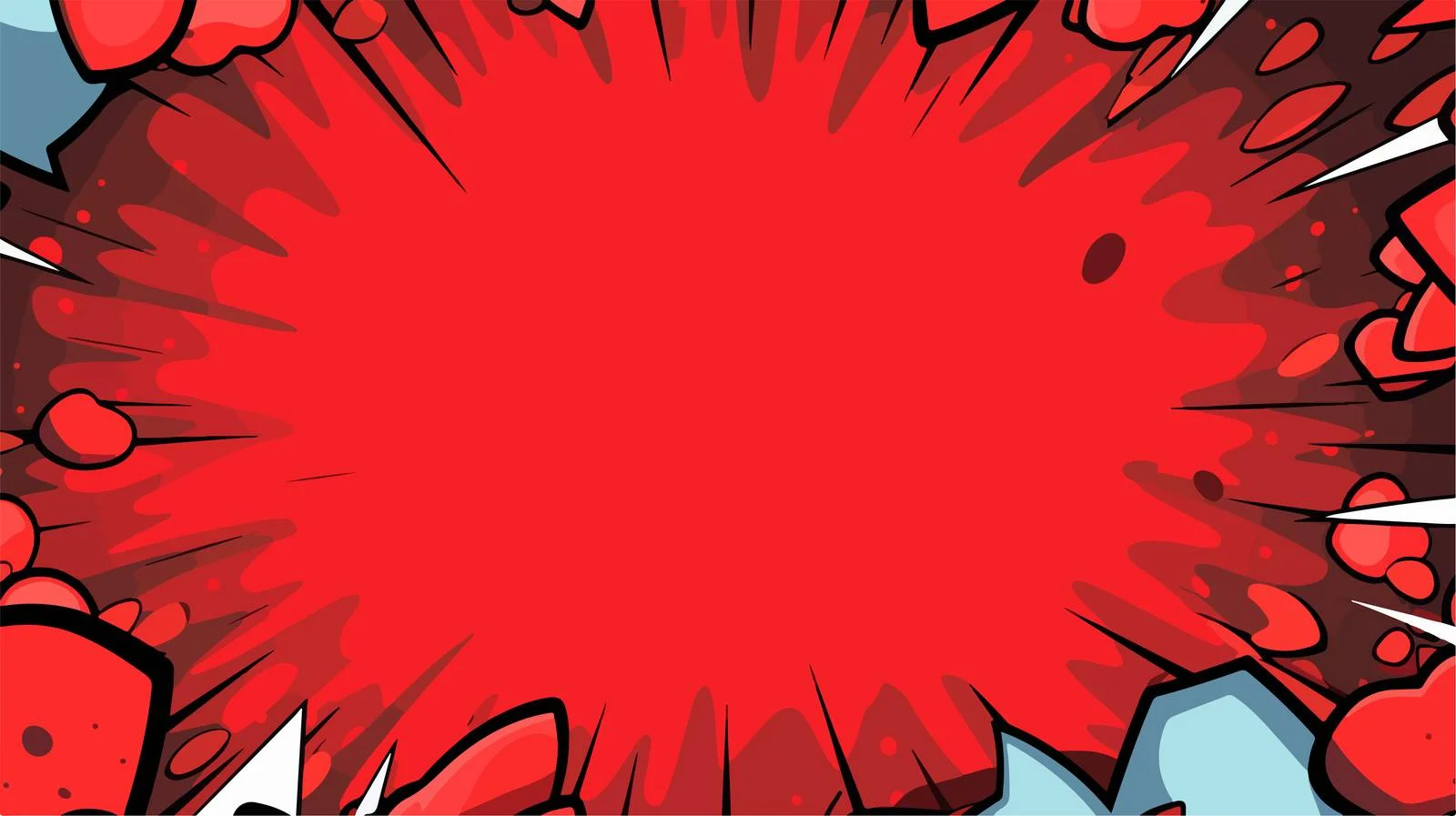 Vibrant Pop Art Background with Red Light — free download from Dotvec